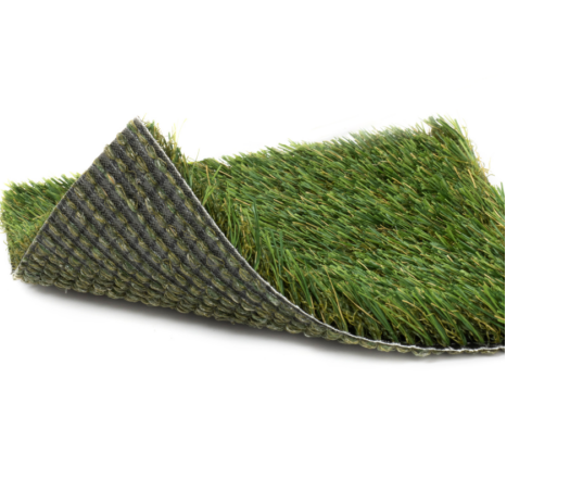 Alpha Pack turf sample with the TorrentFlow hole-punched backing folded back